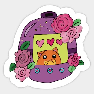 Fantasy Cat Tamagotchi Sticker